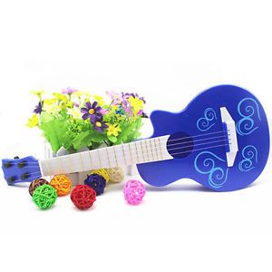 New Childrens Kids Beginners Acoustic Musical Toys Small Mini Guitar Blue Gift