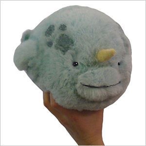 Squishable Soft Sofa Cushion Pillow Plush Doll Children Toy Blue Narwhal Whale