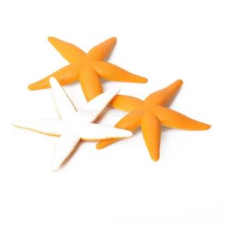 3pcs Colorful Starfish Model Marine Animal Simulation Soft Educational Kids Toys