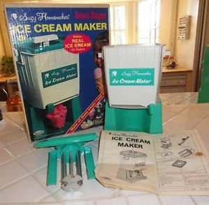 Vtg Topper Toys 1960's Suzy Homemaker Ice Cream Maker in Box Excellent Cond