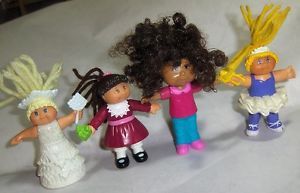 Cabbage Patch Kids Girls Doll Lot McDonalds Toy PVC Figures CPK Angel Christmas