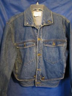 Vtg Girbaud Jeans Denim Jacket 80's Dark Stonewash S