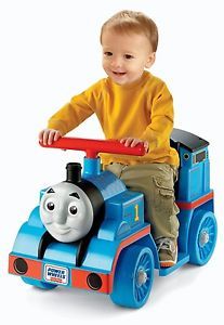 Kids Fisher Price Thomas Tank Engine Train Power Wheels Ride on Toy w 6V Battery