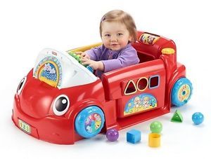 Fisher Price Laugh Learn Crawl Car Toddler Music Play Baby Sit Musical Toy Kids