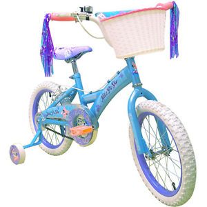 Kids Girls 16 inch Littlest Pet Shop Training Wheels Ride on Toy Bike Bicycle