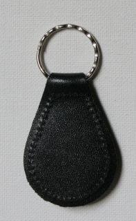 Anglo French Talbot Classic Logo Leather Key Chain Keyring Vintage New Old Stock
