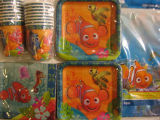 Finding Nemo Nemo's Coral Reel Disney Birthday Party Supply Kit Pack Set 16