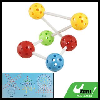 Plastic Multicolor Magic Ball Stick DIY Puzzle Toy for Child Kids