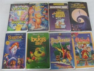 Huge Lot 85 Kids Clamshell VHS Movies Toy Story Dalmations Cinderella Disney