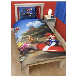 Super Mario Bedding Bed Duvet Cover Set Single Bedding with Pillowcase New