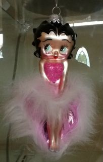 New Kurt s Adler 5 4" Betty Boop Pink Dress Glass Christmas Ornament BB4121