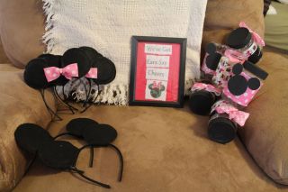 Minnie Mouse Ear Head Bands Party Favors