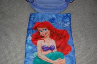Little Mermaid Ariel Chair with Sleeping Bag Disney Little Mermaid Soft Chair