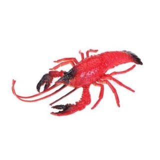 Red Lovely Lobster Model Simulation Lobster Kids Toys Soft Feel Vivid Safe PVC