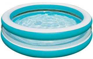 Intex Large Round Swimming Pool Family Sized Inflatable See Through thru New