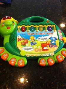 V Tech Touch and Teach Turtle Educational Developmental Baby Toddler Toy