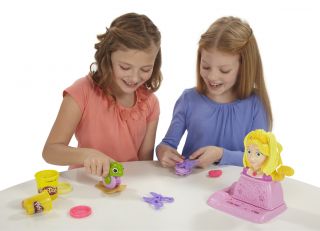 Hasbro Kid Play Doh Disney Princess Rapunzel Hair Designs Playset Toy