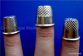 New 3 Assorted Size 7 8 9 Sewing Thimbles Thimble Safety Quilting