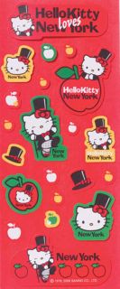 New Sanrio New York Hello Kitty Sticker 1 Sheet 20pcs