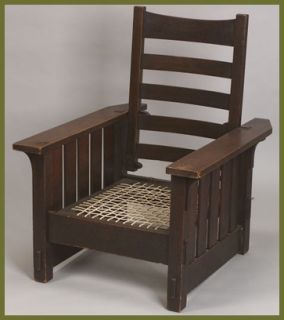 No 2342 Flat Arm Morris Chair A Tribute to Gustav Stickley Mission Furniture