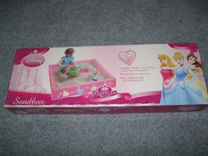 Disney Princess Pink Plastic Sandbox Cover Liner 36" Square Easy Assembly New