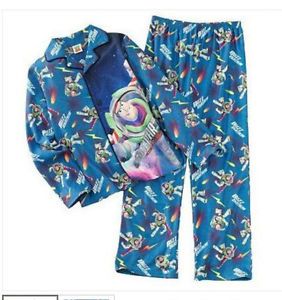 New Boys 2pc Disney Toy Story Buzz Lightyear Fleece Pajamas Set 3 4 5 6