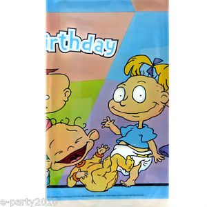 Rugrats Happy 1st Birthday Plastic Tablecover Dill Nickelodeon Party Supplies