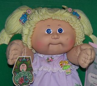 Cabbage Patch Doll Kirstin Fairlie Blonde 1985 Vintage