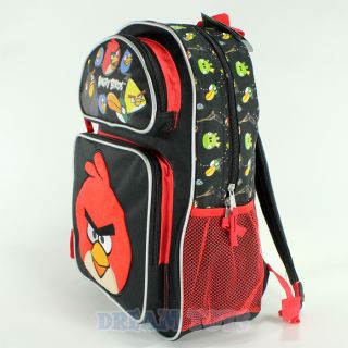 Rovio Angry Birds Shooting 16" Large Backpack Book Bag School Boys Girls Kids
