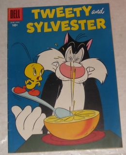 Silver Age 1956 Dell Comics Tweety Bird and Sylvester The Cat 13