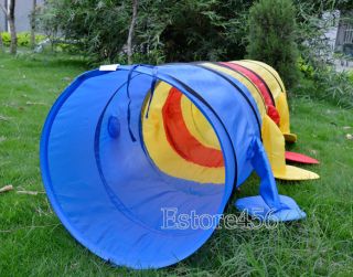 Kids Boy Girl Portable Game Room Tunnel Design Play Big Tent Toy Playhouse E456