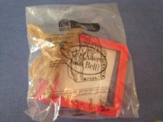 Taco Bell Chihuahua Dog Picture Photo Frame Kids Meal Toy New in Package 1990s