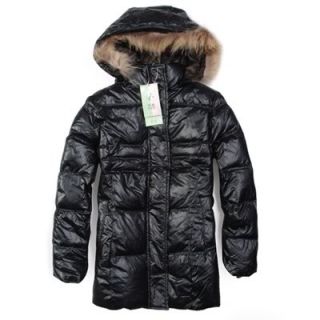 Wholesale Sale Clear Stores Lady Fur Feather Duck Down Fill Hooded Jacket Coat