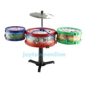 Children Musical Instruments Toy Kids Colorful Plastic Drum Drum Kit Set JT1