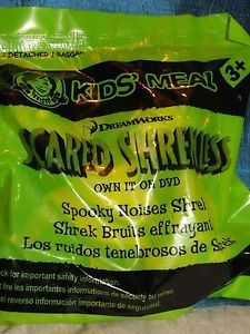 Spooky Noises Shrek Plastic Figure Wendy's Kids' Meal Toy Ages 3 New in Bag