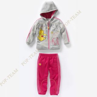 Girls Kids Baby 1 6Y 2pcs Leisure Hooded Sweater Pants Clothing FT56