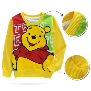 Baby Toddler Kids Boys Girls Winnie The Pooh Long Sleeve T Shirt 2 8 Years 6041
