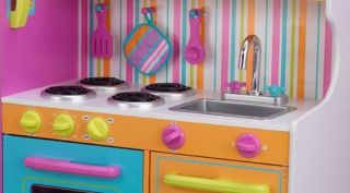 KidKraft Big Bright Kids Pretend Play Kitchen Toy Set
