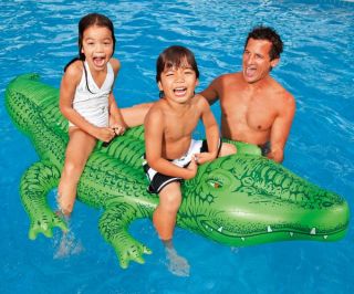 Intex Friendly Gator Giant Inflatable Swimming Pool Ride on Raft 58562EP