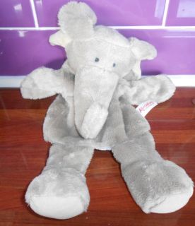Kooke Elephant Hand Puppet Toy Baby Snuggle Blanket Comforter 4D