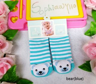Infant Baby Kid Toddler Child Soft Rattle Toy Socks Foot Finders 0 24 Months