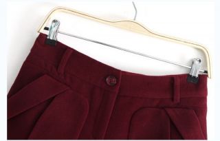 Women's Fashion High Waisted Woolen Sexy Ladies Slim Korean Boots Pants Shorts