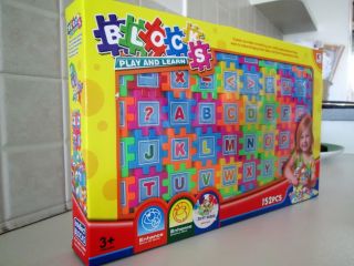 New Big Play Learn Intellect Blocks Fun Set 152pcs Kids Toy Building 17 5" 45cm