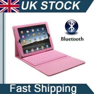 Best Accessories Apple iPad Leather Case and Wireless Bluetooth Keyboard Free PP