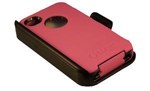 Otterbox Defender iPhone 4S Case Protective Cover w Belt Clip Holster Pink New