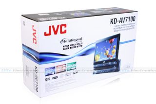 JVC KD AV7100 Single DIN Car DVD SD Stereo DIVX Player