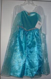 Disney Frozen Snow Queen Elsa Girls Dress Costume Size 2 3 XX Small Gown