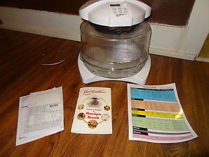 Thane Housewares "Flavor Wave Deluxe" Oven with Cookbook Cooking Chart