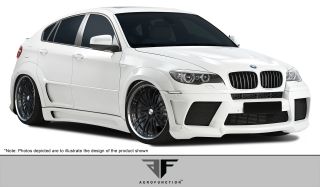2008 2013 BMW x6 X6M Aero Function AF 3 13pc Wide Body Kit w Exhaust Cover