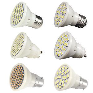 E27 GU10 B22 24 60 LED 3528 5050 SMD Cool Warm White Light Bulb Lamp 110V 220V